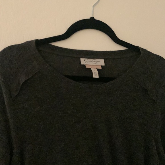 Jessica Simpson nursing top gray - Picture 2 of 4